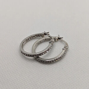 Sterling  hoops
